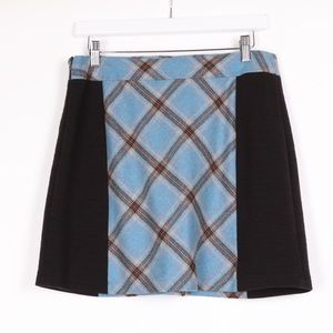 Ibex Plaid Wool Skirt